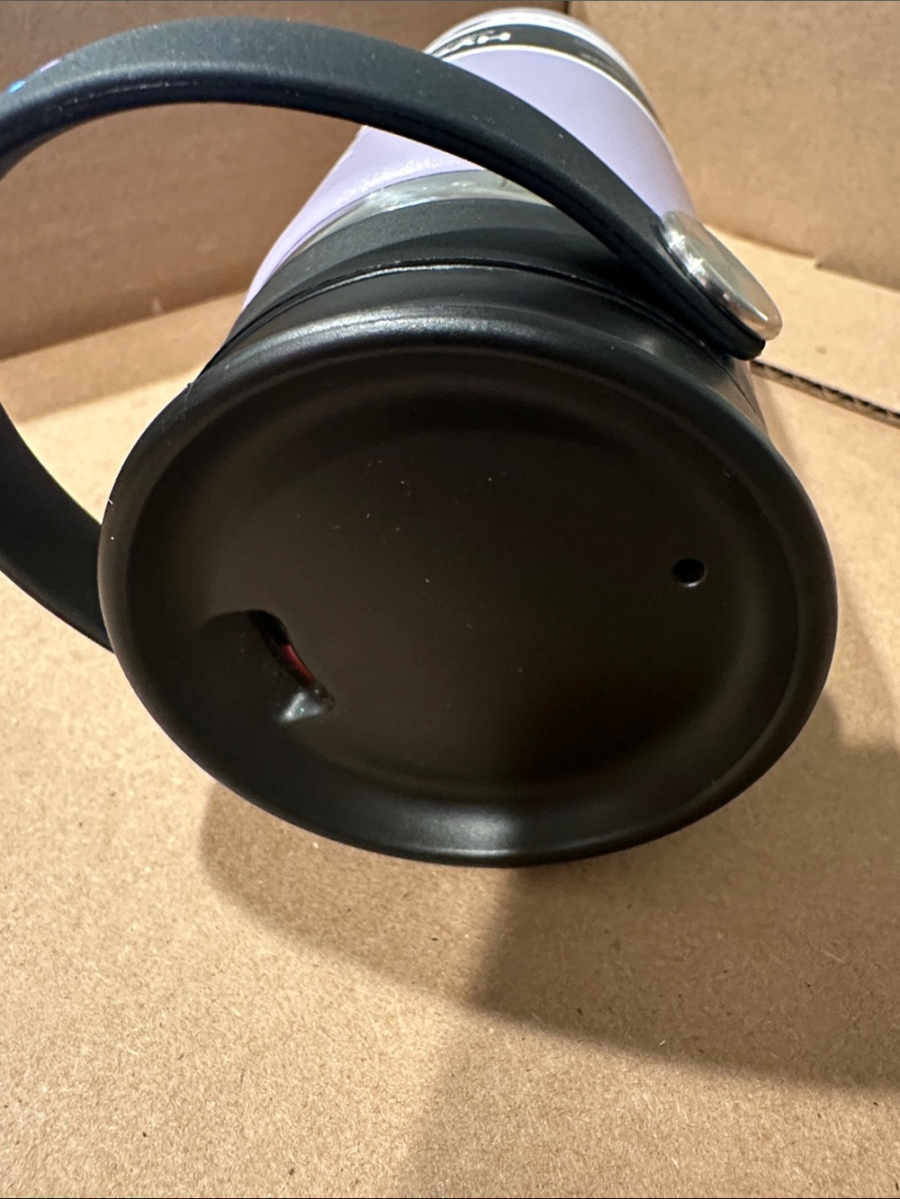 Hydro Flask Stainless Steel Lavender Bottle with Black Flex Sip Lid - Picture 3 of 5
